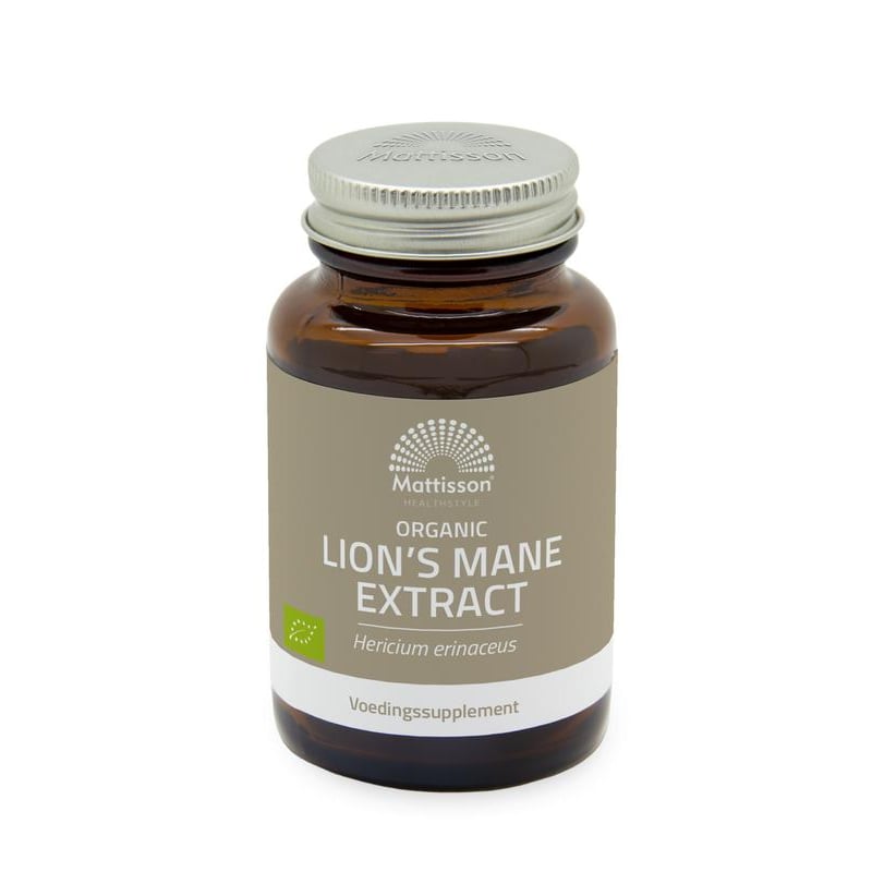 Mattisson Healthstyle Lion's Mane extract 500mg bio afbeelding