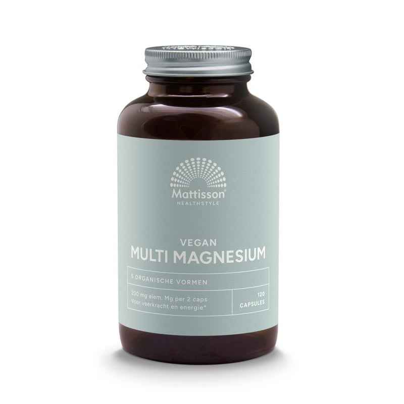 Mattisson Healthstyle Vegan Multi Magnesium 200mg Mattisson Healthstyle Vegan Multi Magnesium 200mg afbeelding