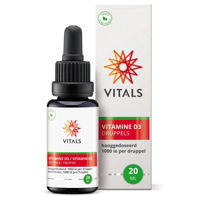 Vitals Vitamin D3 Drops 1000IU image