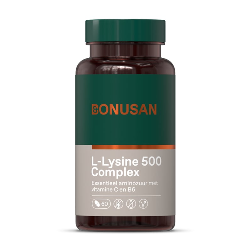 Bonusan L-Lysine 500 mg complex Bonusan L-Lysine 500 mg complex afbeelding