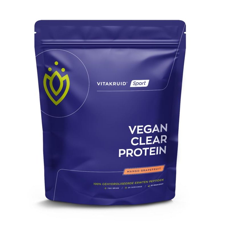 Vitakruid Vegan Clear Protein Mango Grapefruit afbeelding