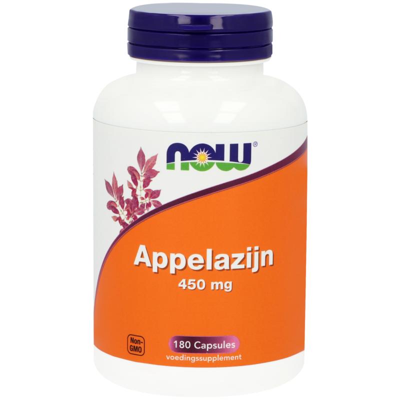 NOW Appelazijn 450mg NOW Appelazijn 450mg afbeelding