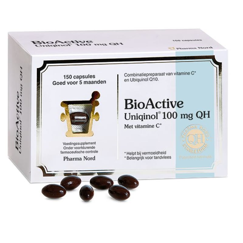 Pharma Nord Bio Active Uniquinol Q10 100mg Pharma Nord Bio Active Uniquinol Q10 100mg afbeelding