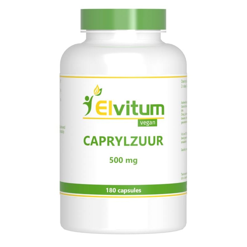 Elvitum Caprylic Acid 500mg Elvitum Caprylic Acid 500mg image