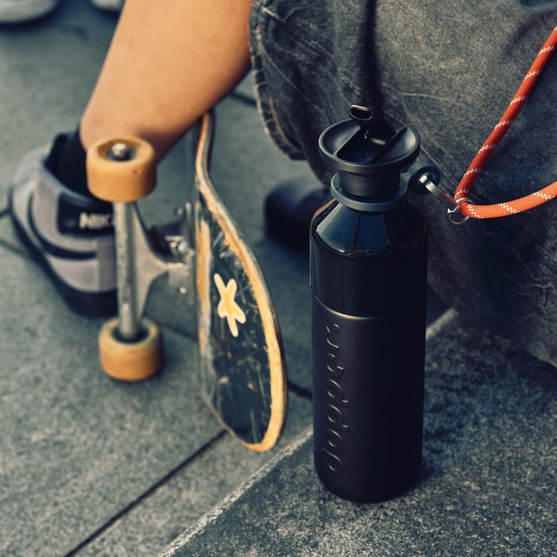 Dopper Flip Straw - Black Dopper Flip Straw - Black afbeelding