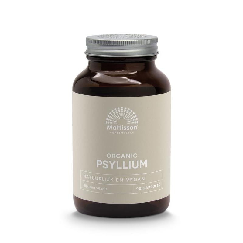 Mattisson Healthstyle Psyllium Husk 750 mg biologisch Mattisson Healthstyle Psyllium Husk 750 mg biologisch afbeelding
