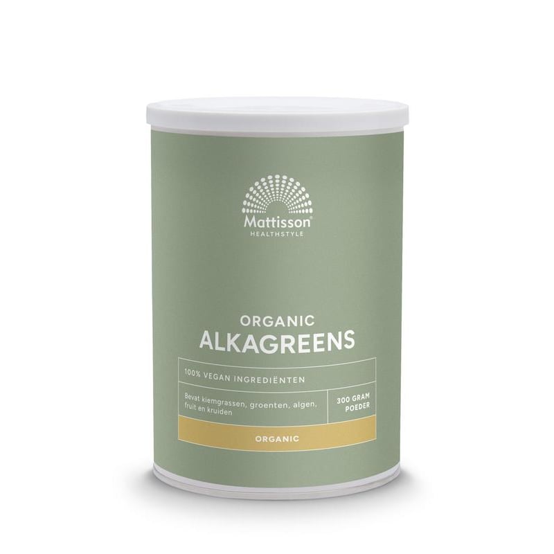 Mattisson Healthstyle Organic Alkagreens poeder Mattisson Healthstyle Organic Alkagreens poeder afbeelding
