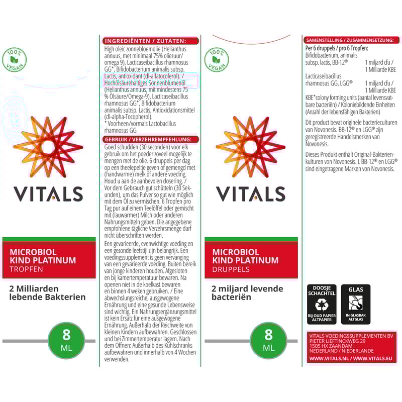 Vitals Microbiol Kind Platinum Vitals Microbiol Kind Platinum afbeelding