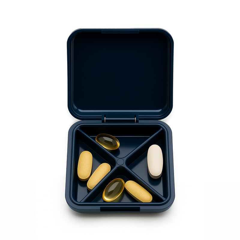 Vitaminstore Pillendoosje 4 vaks afbeelding