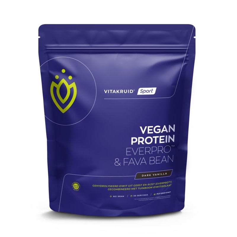 Vitakruid Vegan Protein Dark Vanilla afbeelding