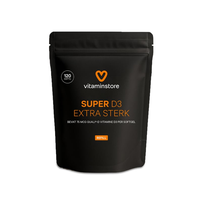 Vitaminstore Super D3 Extra Sterk refill afbeelding
