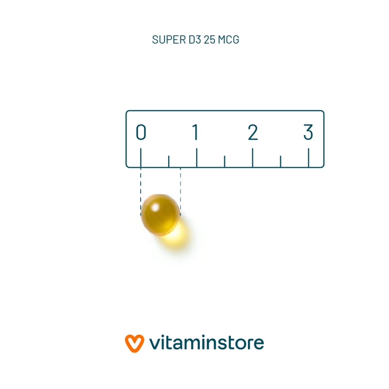Vitaminstore Super D3 25 mcg vitamine D Vitaminstore Super D3 25 mcg vitamine D afbeelding