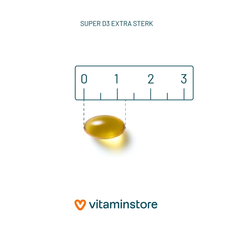 Vitaminstore Super D3 Extra Sterk 75 mcg vitamine D Vitaminstore Super D3 Extra Sterk 75 mcg vitamine D afbeelding