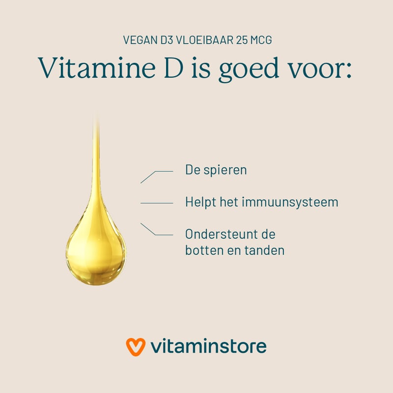 Vitaminstore Vegan D3 liquid 25mcg image