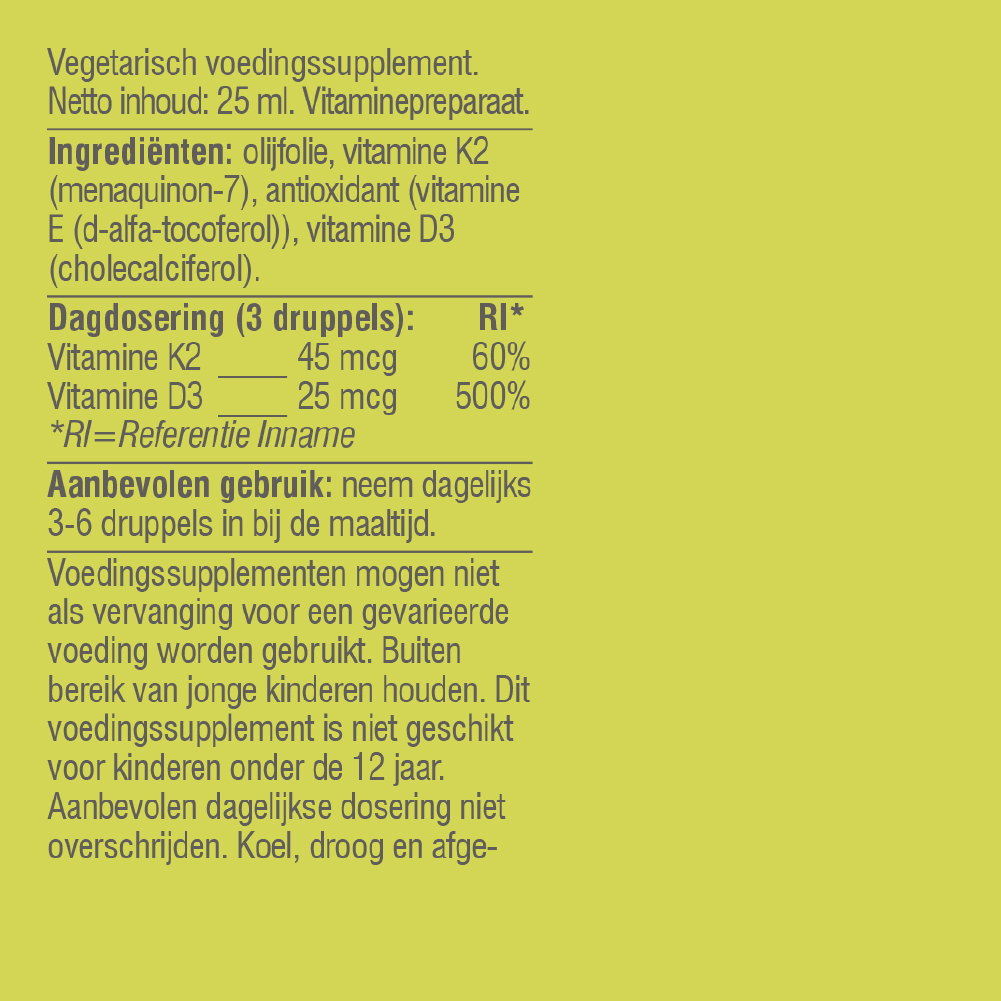 Vitaminstore Vitamin D3 & K2 Drops Vitaminstore Vitamin D3 & K2 Drops image