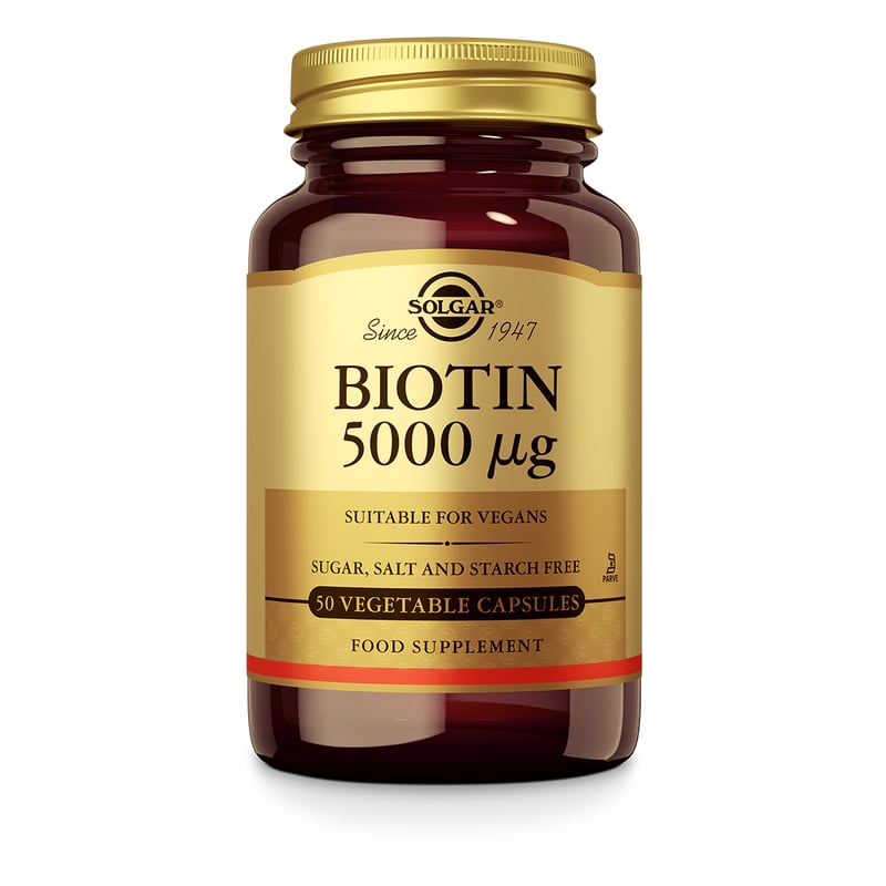 Solgar Vitamins Biotin 5000 µg (biotine 5000 mcg) afbeelding
