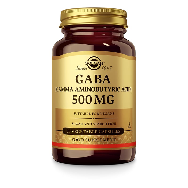 Solgar Vitamins GABA 500 mg Solgar Vitamins GABA 500 mg afbeelding