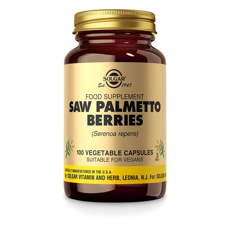 Solgar Vitamins Saw Palmetto Berries (zaagbladpalm, Serenoa repens) afbeelding
