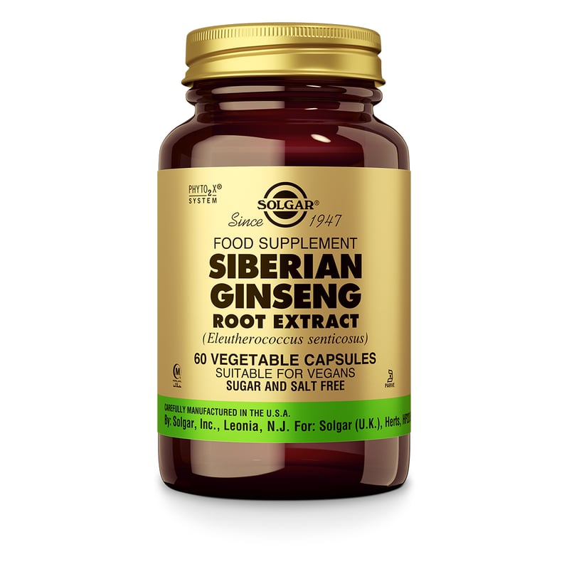 Solgar Vitamins Ginseng Siberian Root Extract (Eleutherococcus senticosus) afbeelding