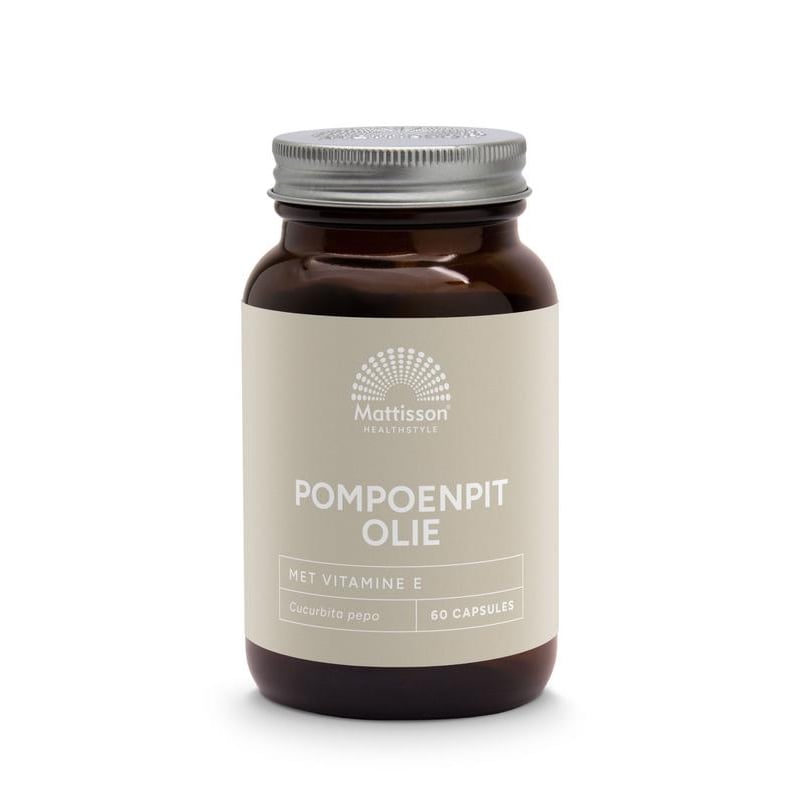 Mattisson Healthstyle Pompoenpitolie met vitamine E 1000mg afbeelding