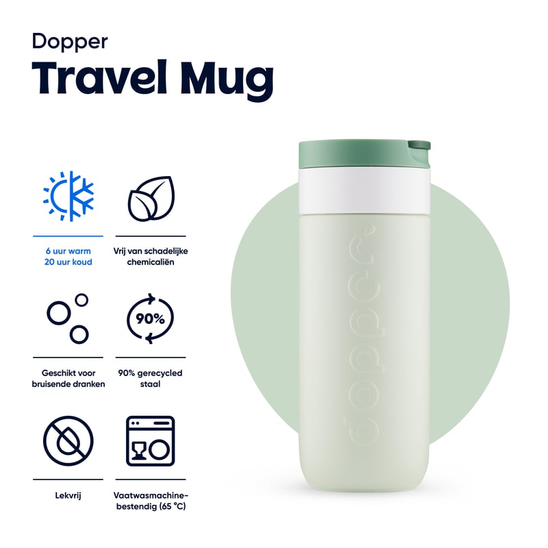 Dopper Dopper Travel Mug Forest Green afbeelding
