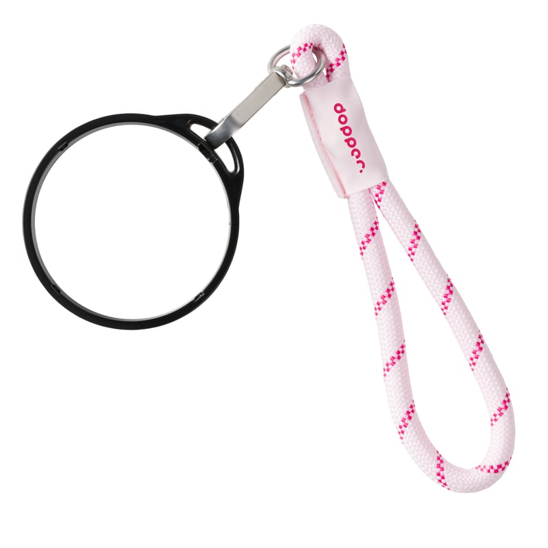 Dopper Wrist Cord - Black Mug Ring - Cherry Pink afbeelding