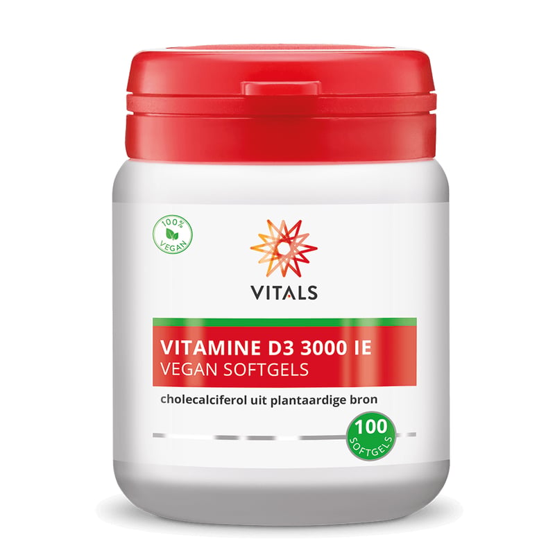 Vitals Vitamine D3 3000IE afbeelding