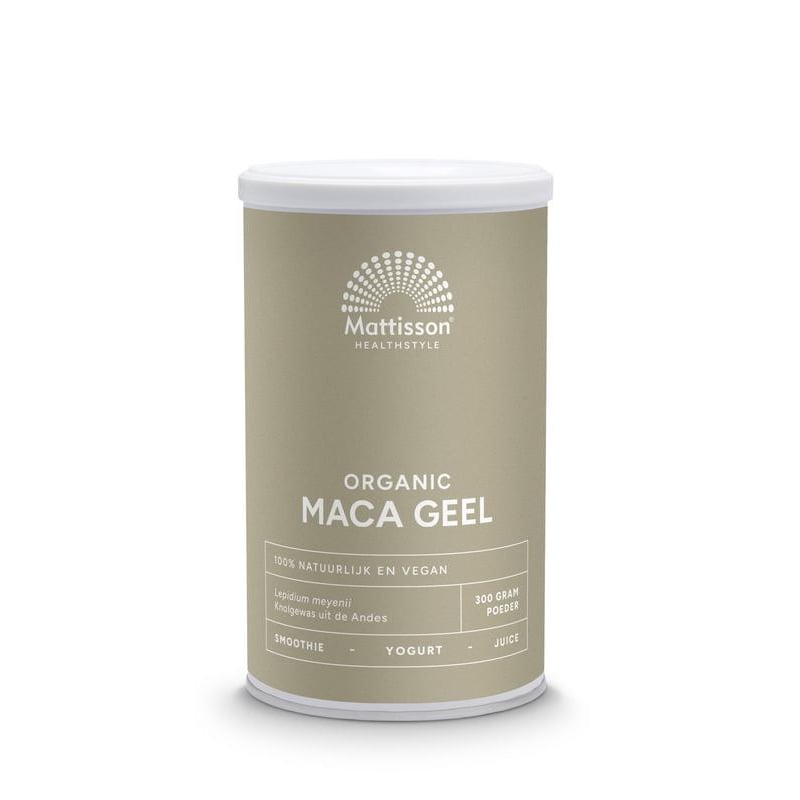 Mattisson Healthstyle Active Maca Poeder Bio Mattisson Healthstyle Active Maca Poeder Bio afbeelding