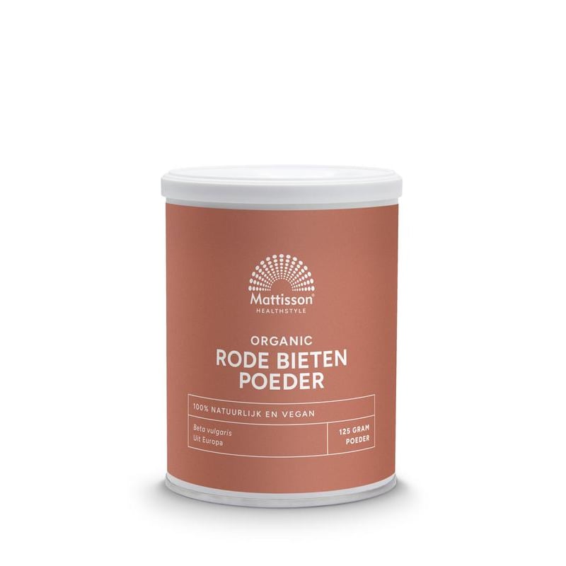 Mattisson Healthstyle Absolute Rode Bieten Poeder Raw Mattisson Healthstyle Absolute Rode Bieten Poeder Raw afbeelding