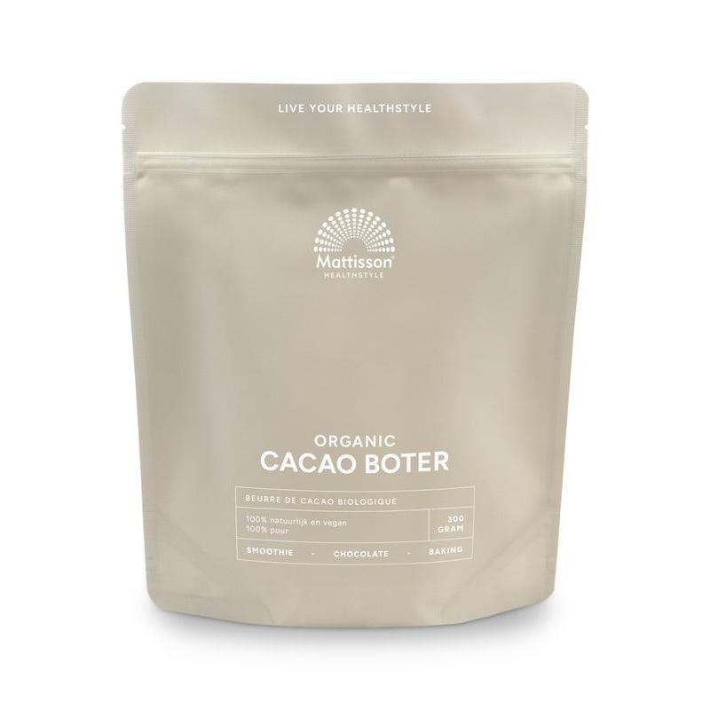Mattisson Healthstyle Bio Cacao Boter Mattisson Healthstyle Bio Cacao Boter afbeelding
