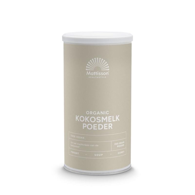 Mattisson Healthstyle Kokosmelk Poeder Bio Mattisson Healthstyle Kokosmelk Poeder Bio afbeelding