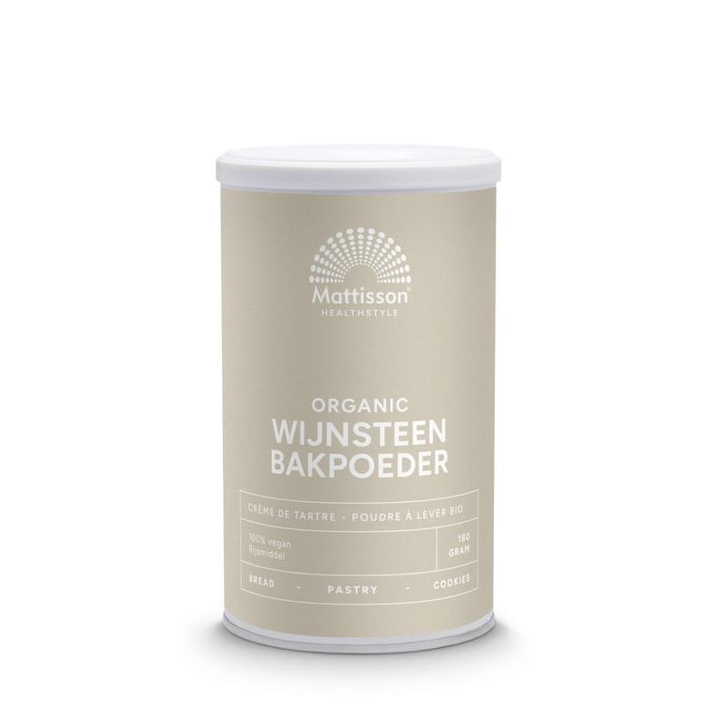 Mattisson Healthstyle Wijnsteenbakpoeder Bio Mattisson Healthstyle Wijnsteenbakpoeder Bio afbeelding