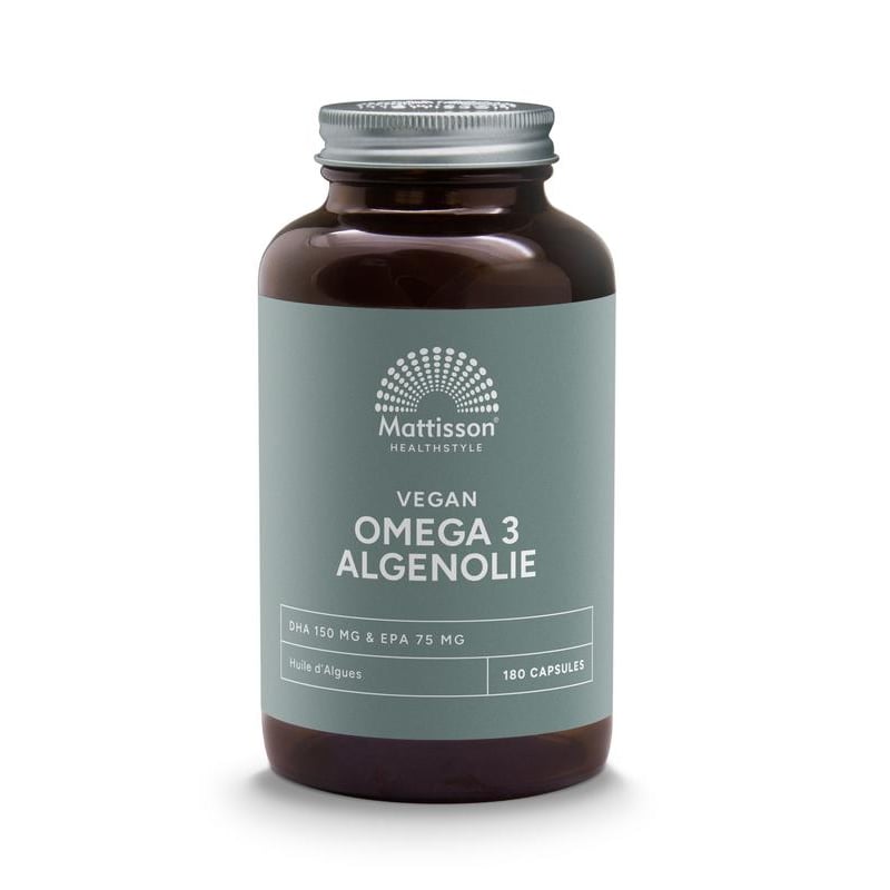 Mattisson Healthstyle Veganes Omega 3 Algenöl DHA 150 mg EPA 75 mg Mattisson Healthstyle Veganes Omega 3 Algenöl DHA 150 mg EPA 75 mg Abbildung