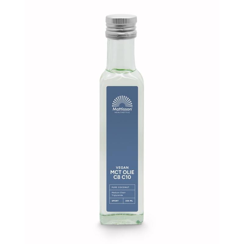 Mattisson Healthstyle MCT Olie Blend C8 60% C10 40% Mattisson Healthstyle MCT Olie Blend C8 60% C10 40% afbeelding