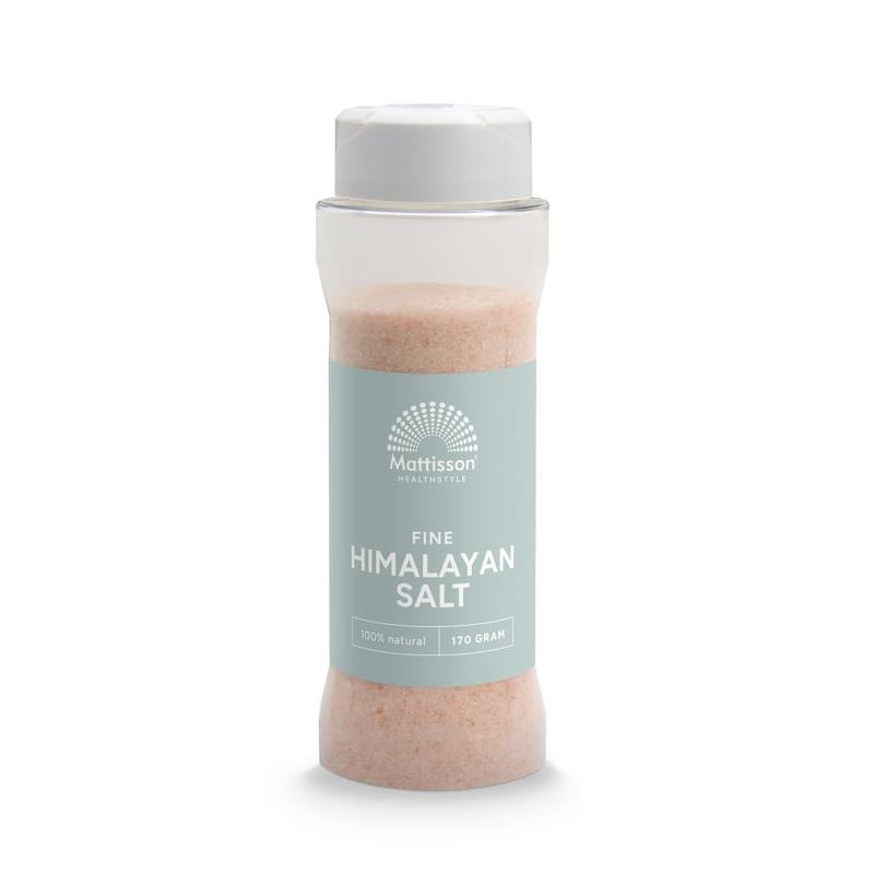 Mattisson Healthstyle Himalaya zout fijn strooibus Mattisson Healthstyle Himalaya zout fijn strooibus afbeelding