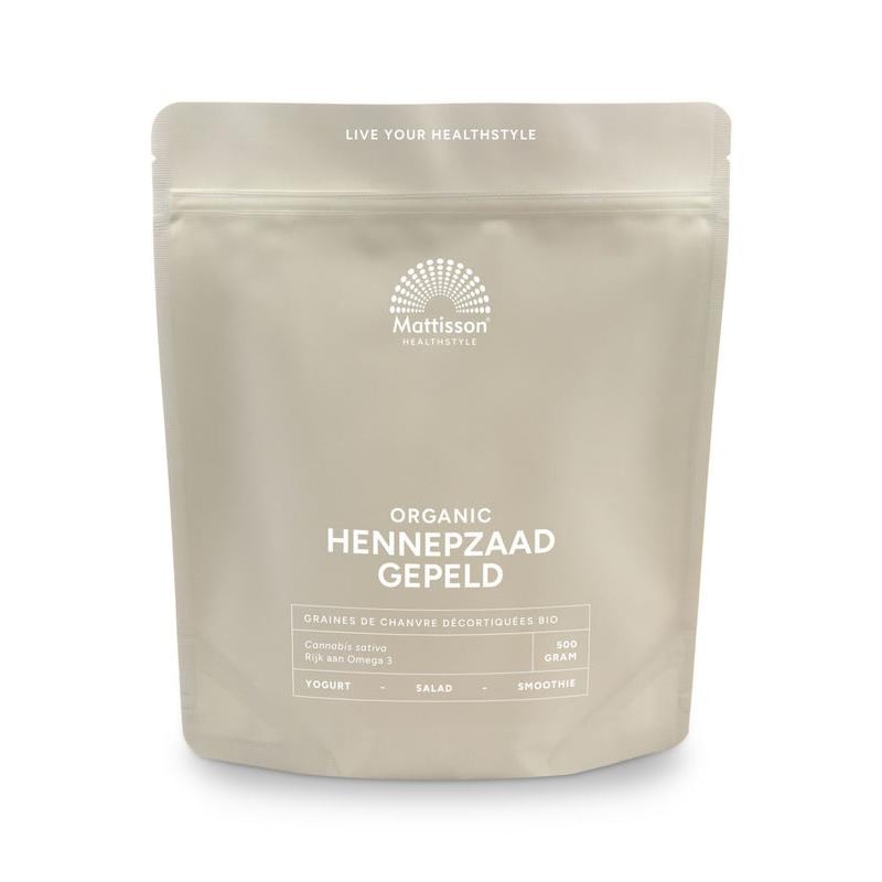 Mattisson Healthstyle Absolute Hemp Seeds Hulled Hemp Seeds Peeled image
