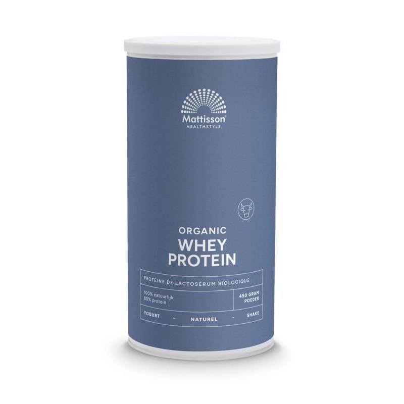 Mattisson Healthstyle Biologische Weiproteine Naturel (80% eiwit) afbeelding