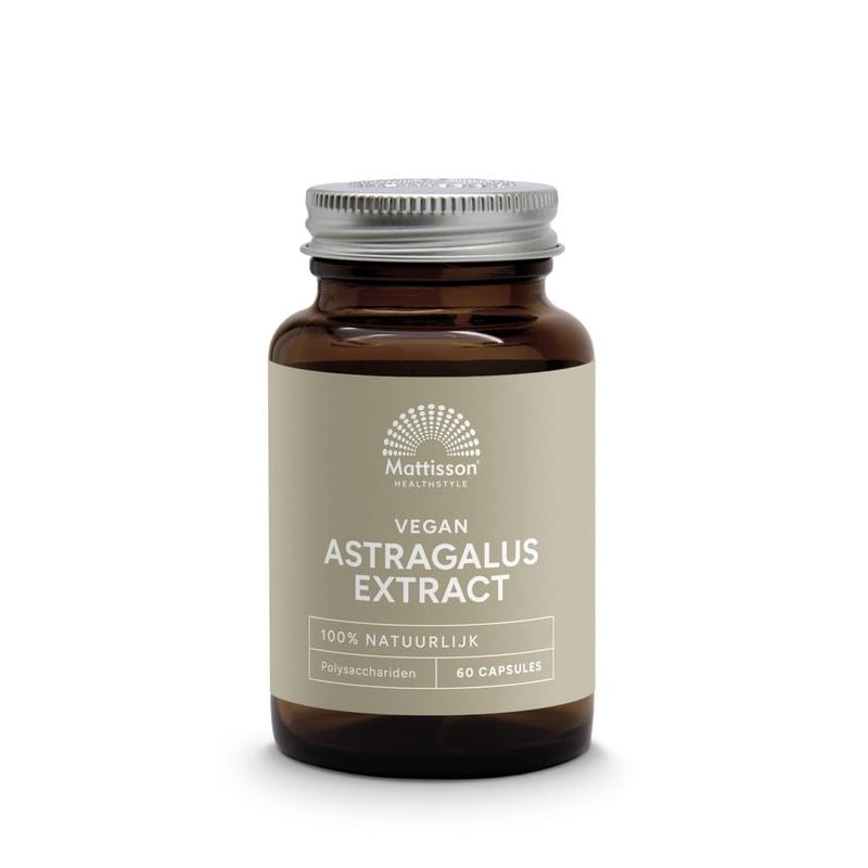 Mattisson Healthstyle Astragalus extract 475mg Mattisson Healthstyle Astragalus extract 475mg afbeelding