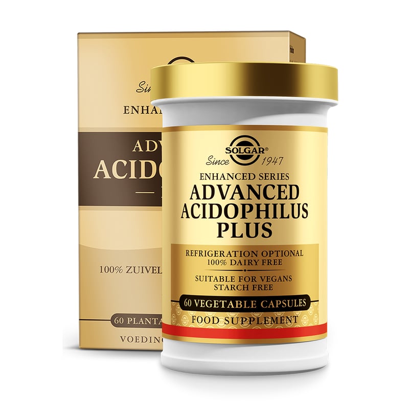 Solgar Vitamins Advanced Acidophilus Plus Solgar Vitamins Advanced Acidophilus Plus afbeelding