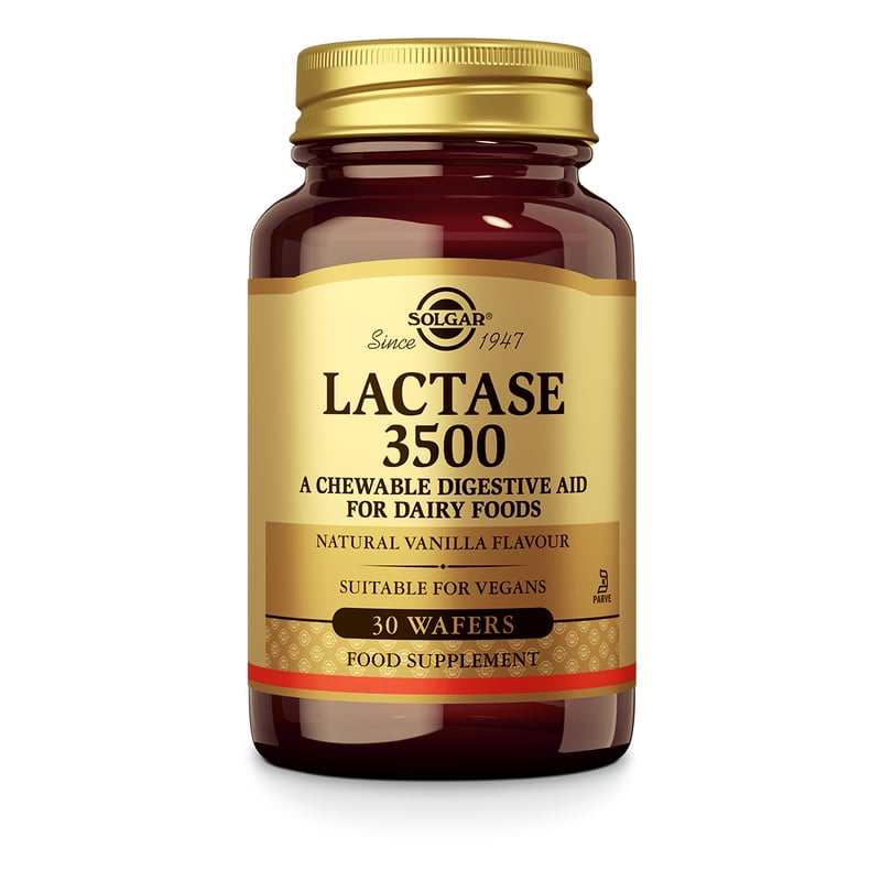 Solgar Vitamins Lactase 3500 Solgar Vitamins Lactase 3500 afbeelding