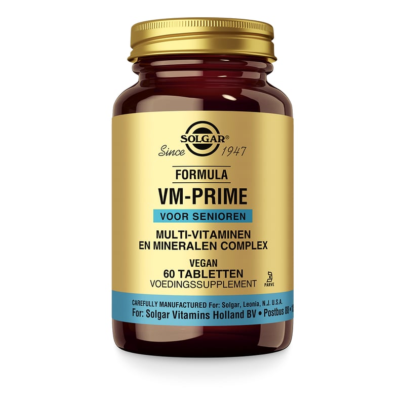 Solgar Vitamins Formula VM-Prime voor senioren Solgar Vitamins Formula VM-Prime voor senioren afbeelding