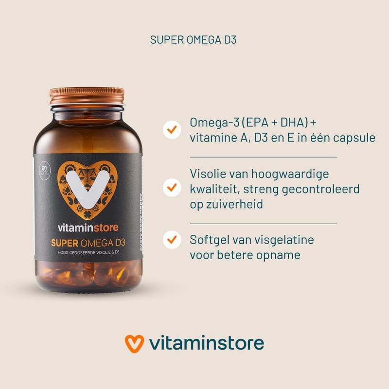 Vitaminstore Super Omega D3 (Omega-3) Vitaminstore Super Omega D3 (Omega-3) Abbildung