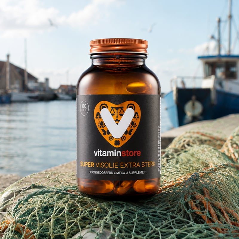 Vitaminstore Super Omega Extra Sterk (visolie) Vitaminstore Super Omega Extra Sterk (visolie) afbeelding