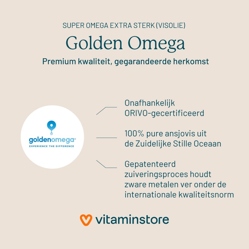 Vitaminstore Super Omega Extra Sterk (visolie) Vitaminstore Super Omega Extra Sterk (visolie) afbeelding