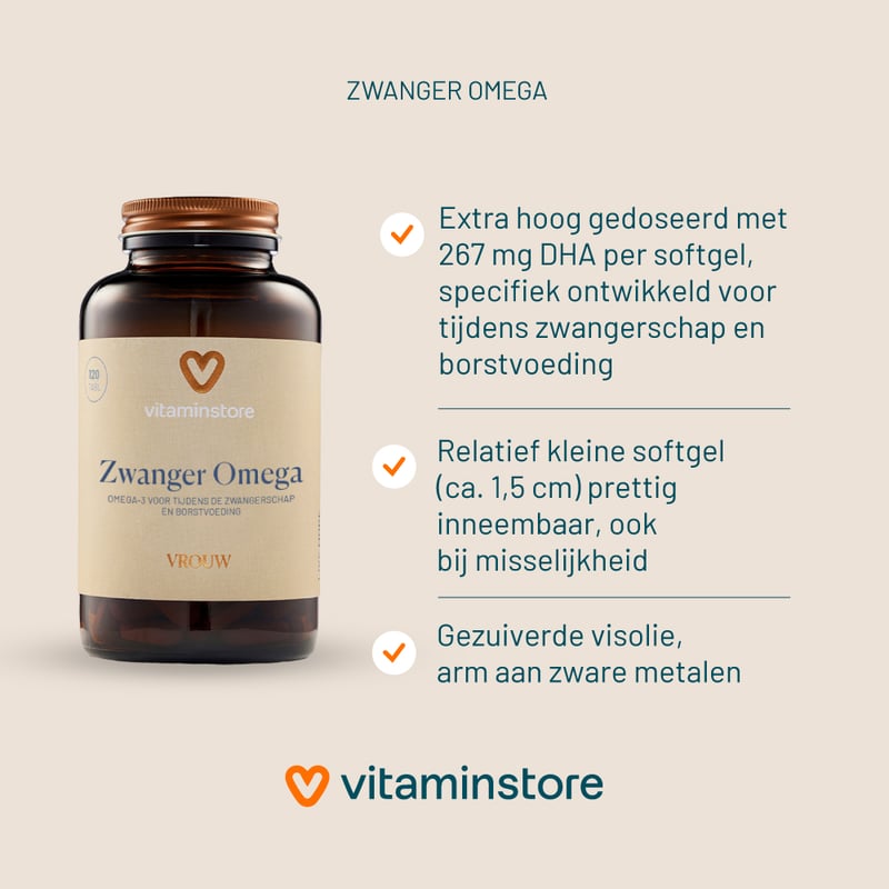 Vitaminstore Zwanger Omega Vitaminstore Zwanger Omega afbeelding