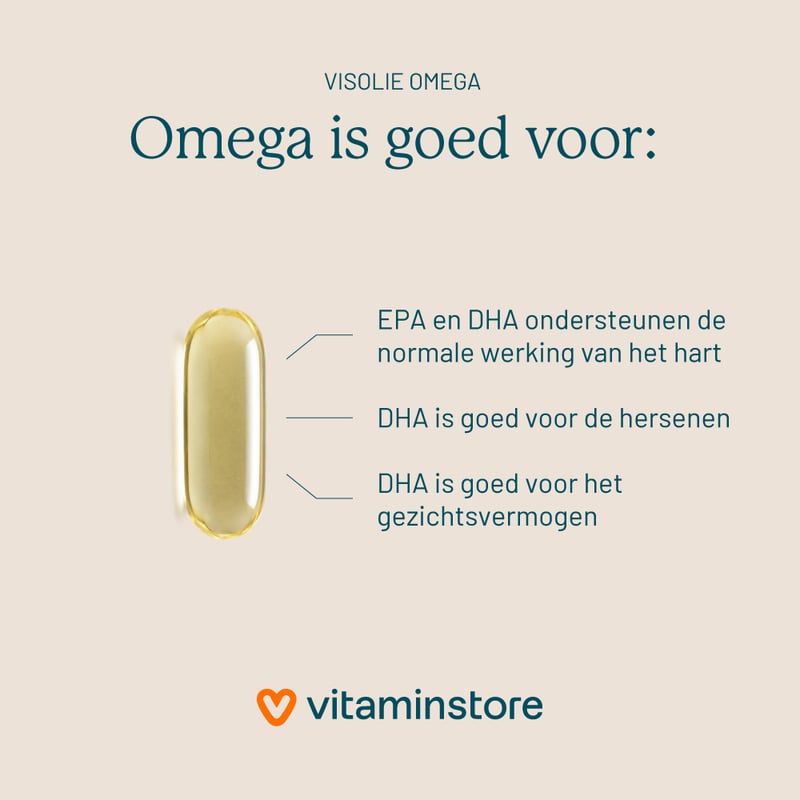 Vitaminstore Visolie omega 3 Vitaminstore Visolie omega 3 afbeelding