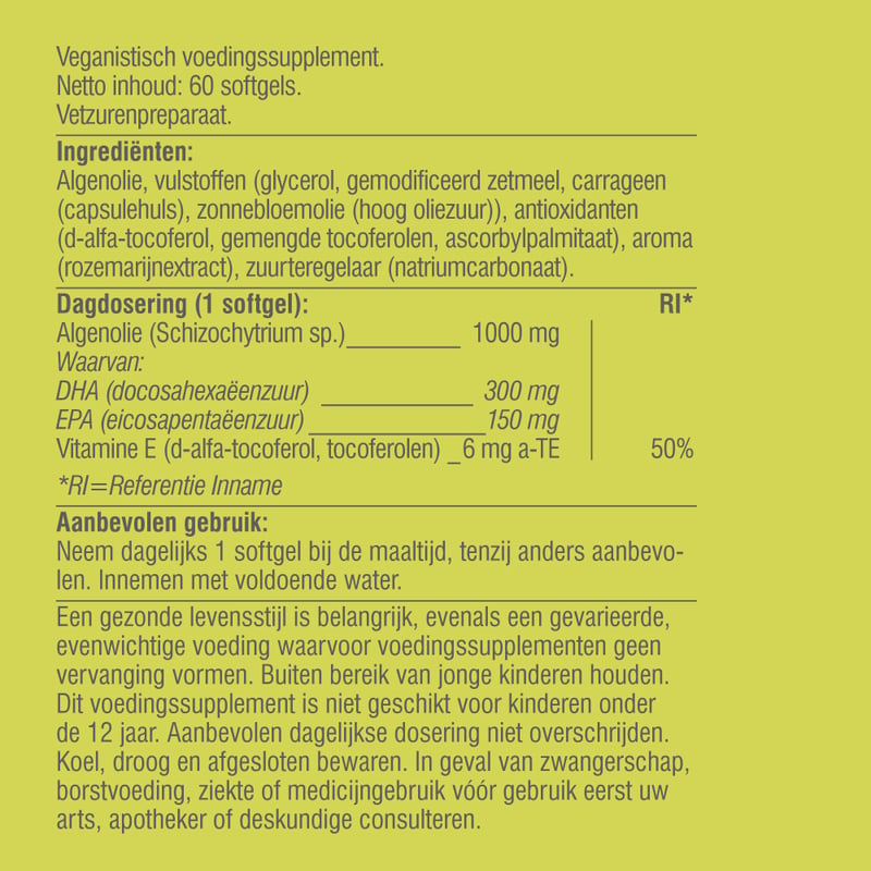 Vitaminstore Veganes Algenöl Vitaminstore Veganes Algenöl Abbildung