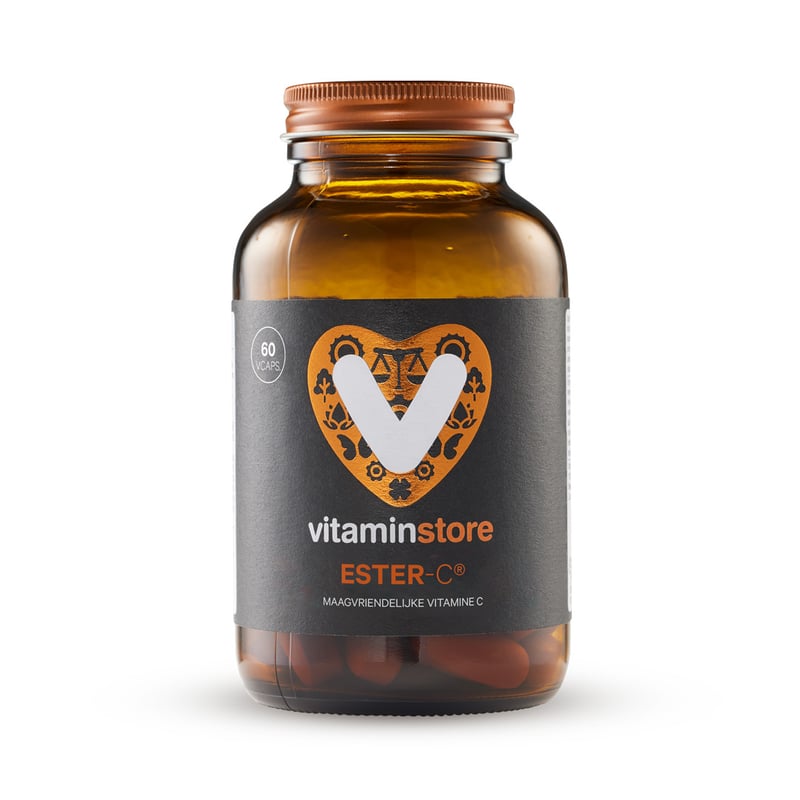 Vitaminstore Ester-C® 500 mg (säurefreies, gepuffertes Vitamin C) Vitaminstore Ester-C® 500 mg (säurefreies, gepuffertes Vitamin C) Abbildung