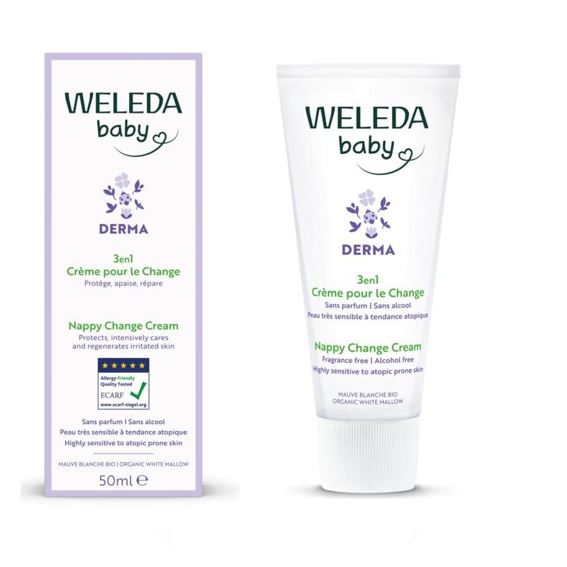 Weleda natuurcosmetica Baby Derma 3 in 1 Billenbalsem Weleda natuurcosmetica Baby Derma 3 in 1 Billenbalsem afbeelding
