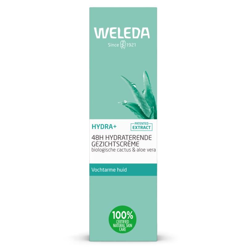 Weleda natuurcosmetica Hydra+ 48h Hydraterende Gezichtscreme  afbeelding